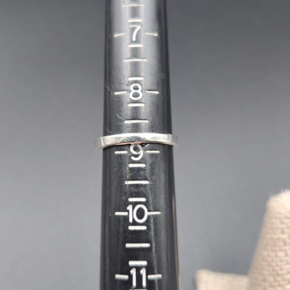 Size 8.75 Sterling Silver Quality Cubic Zirconia Gems Ring A6504 - Picture 7 of 9